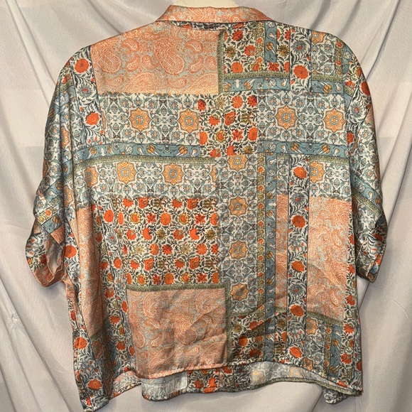 DRA Los Angeles Silk Patterned Blouse - Picture 6 of 6